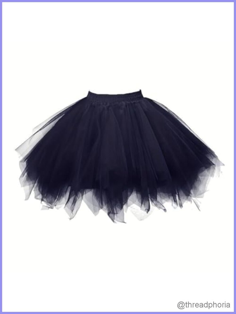 80s Tutu Skirt Layered Tulle Petticoat Halloween